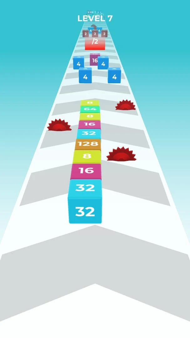 2048 Cube Runner: 3D Merge screenshot