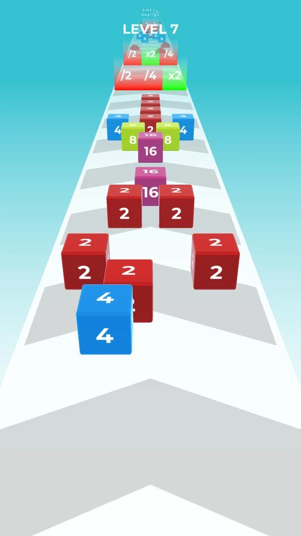 2048 Cube Runner: 3D Merge screenshot