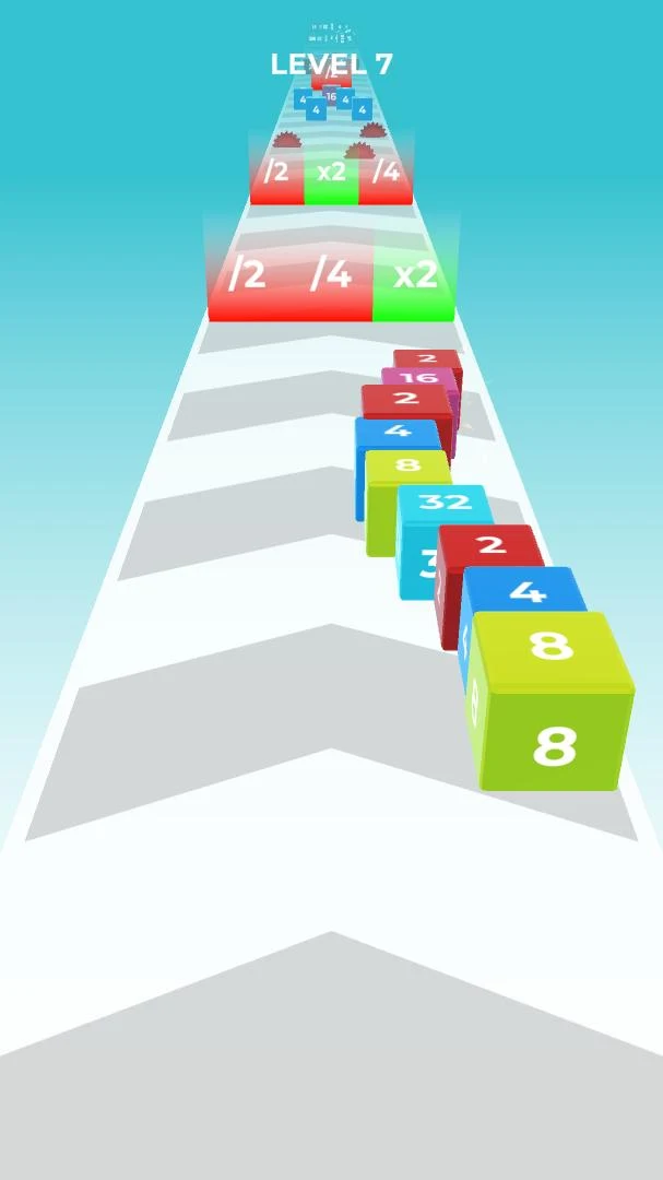 2048 Cube Runner: 3D Merge screenshot